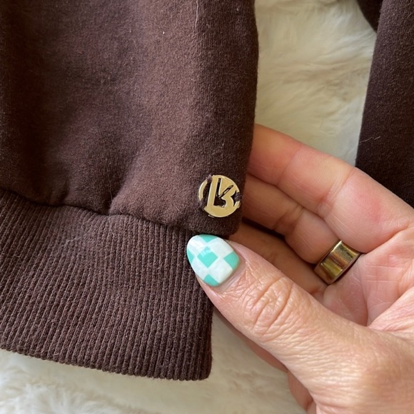 Buff bunny Color Block Cropped hoodie sz med - Picture 2 of 6